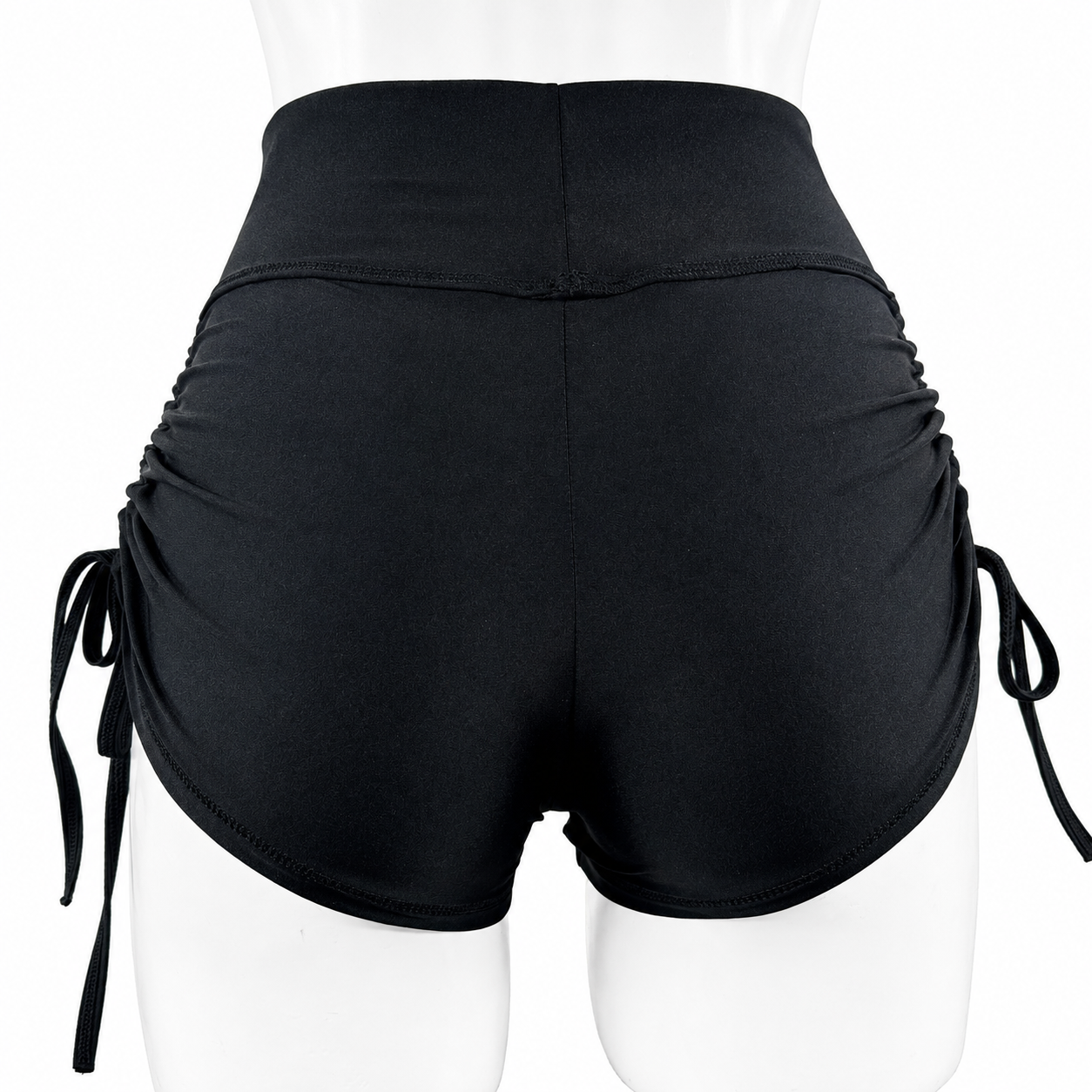 SHORT JARETA "CARBÓN" SATINADO
