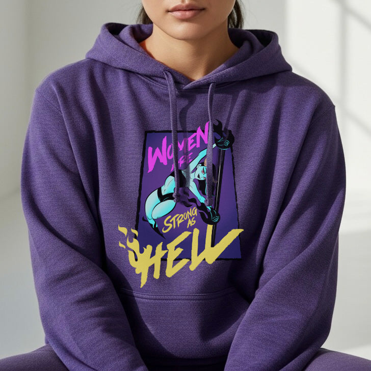 SUDADERA BOLSA Y GORRO MORADO “DANCE IN THE HELL”