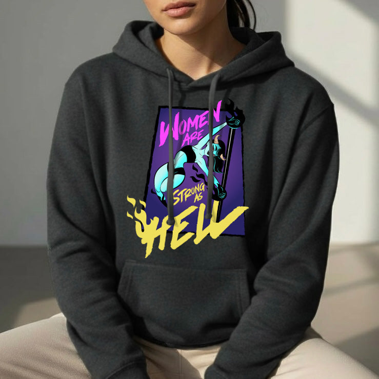 SUDADERA BOLSA Y GORRO NEGRO AZABACHE “DANCE IN THE HELL”