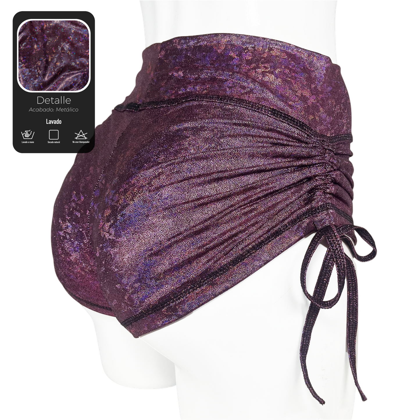 SHORT JARETA "CRYSTAL ROSE"