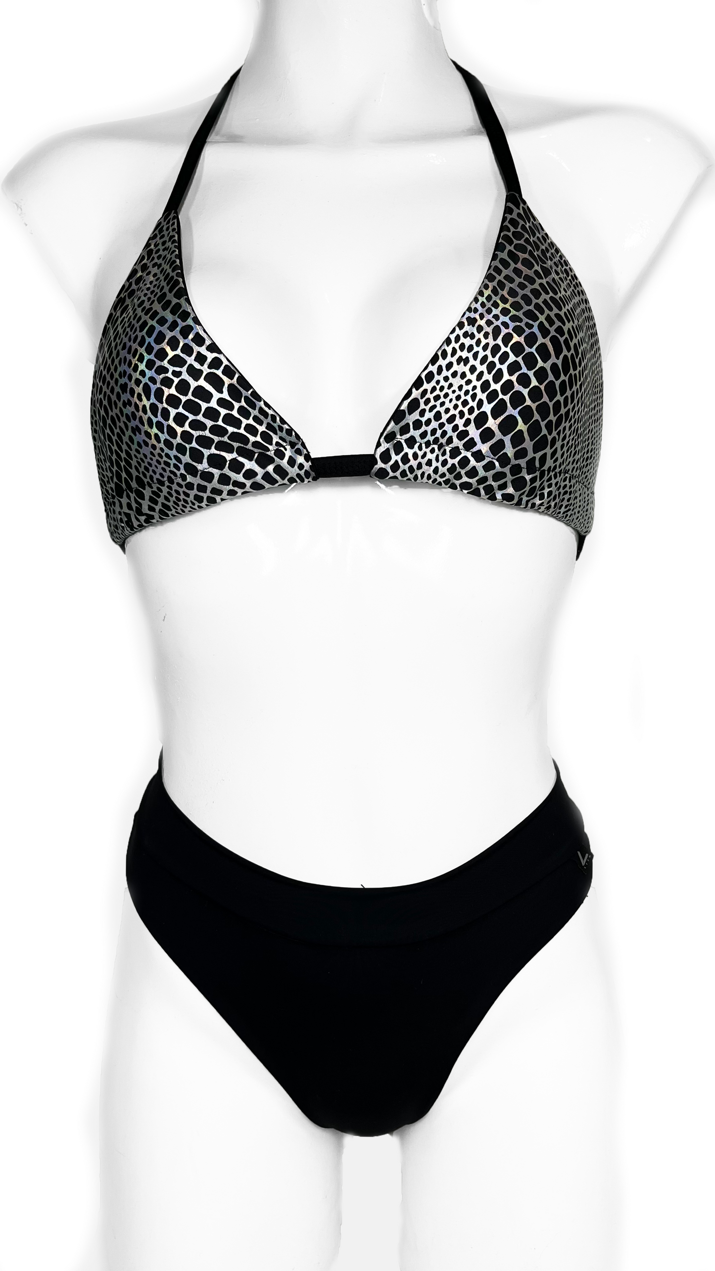 Bikini top "Silver snake"