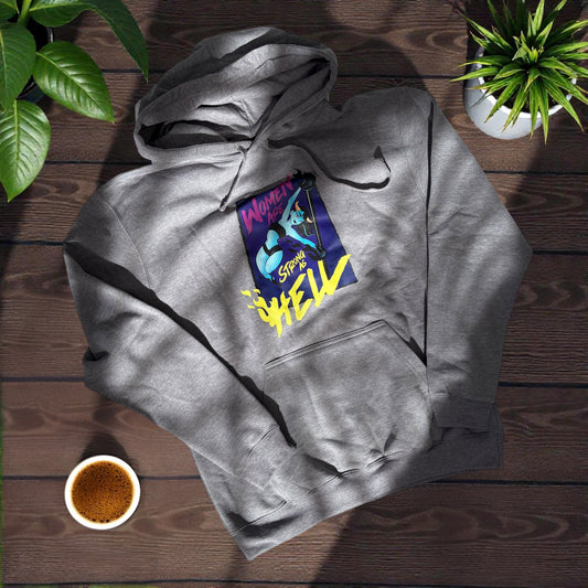 SUDADERA BOLSA Y GORRO JASPE  “DANCE IN THE HELL”