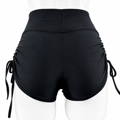 SHORT JARETA "CARBÓN" SATINADO