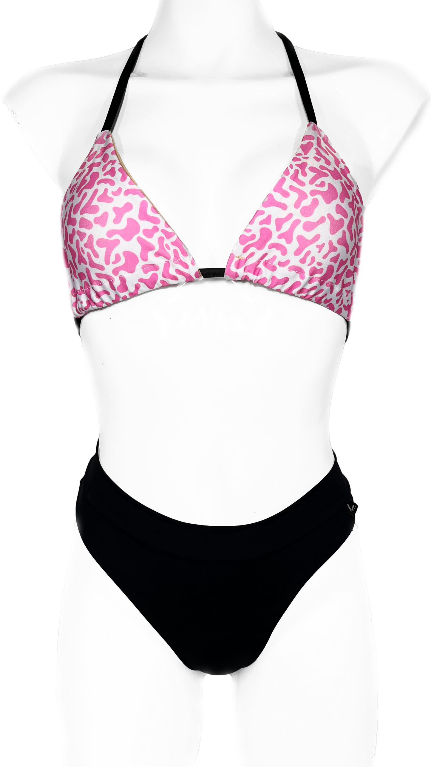 Bikini top "Animal pink"