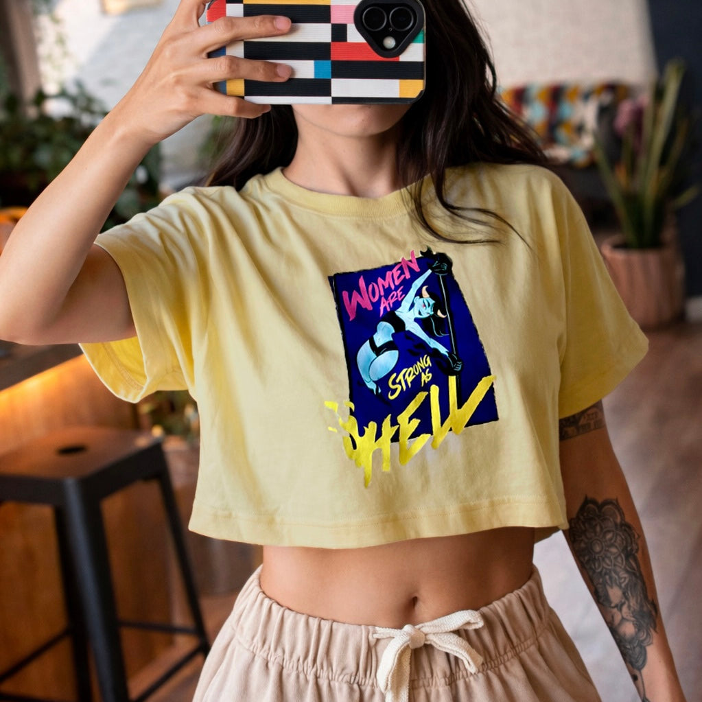 CROP TOP "DANCE IN THE HELL" AMARILLO
