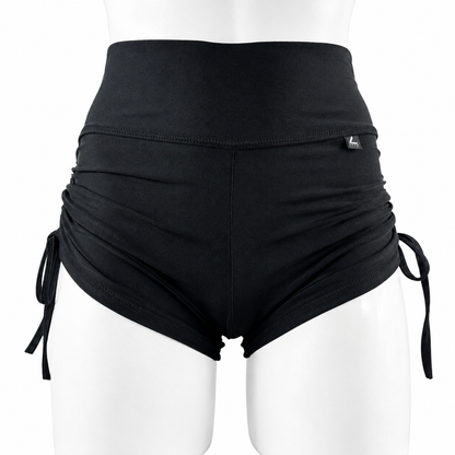 SHORT JARETA "CARBÓN" SATINADO