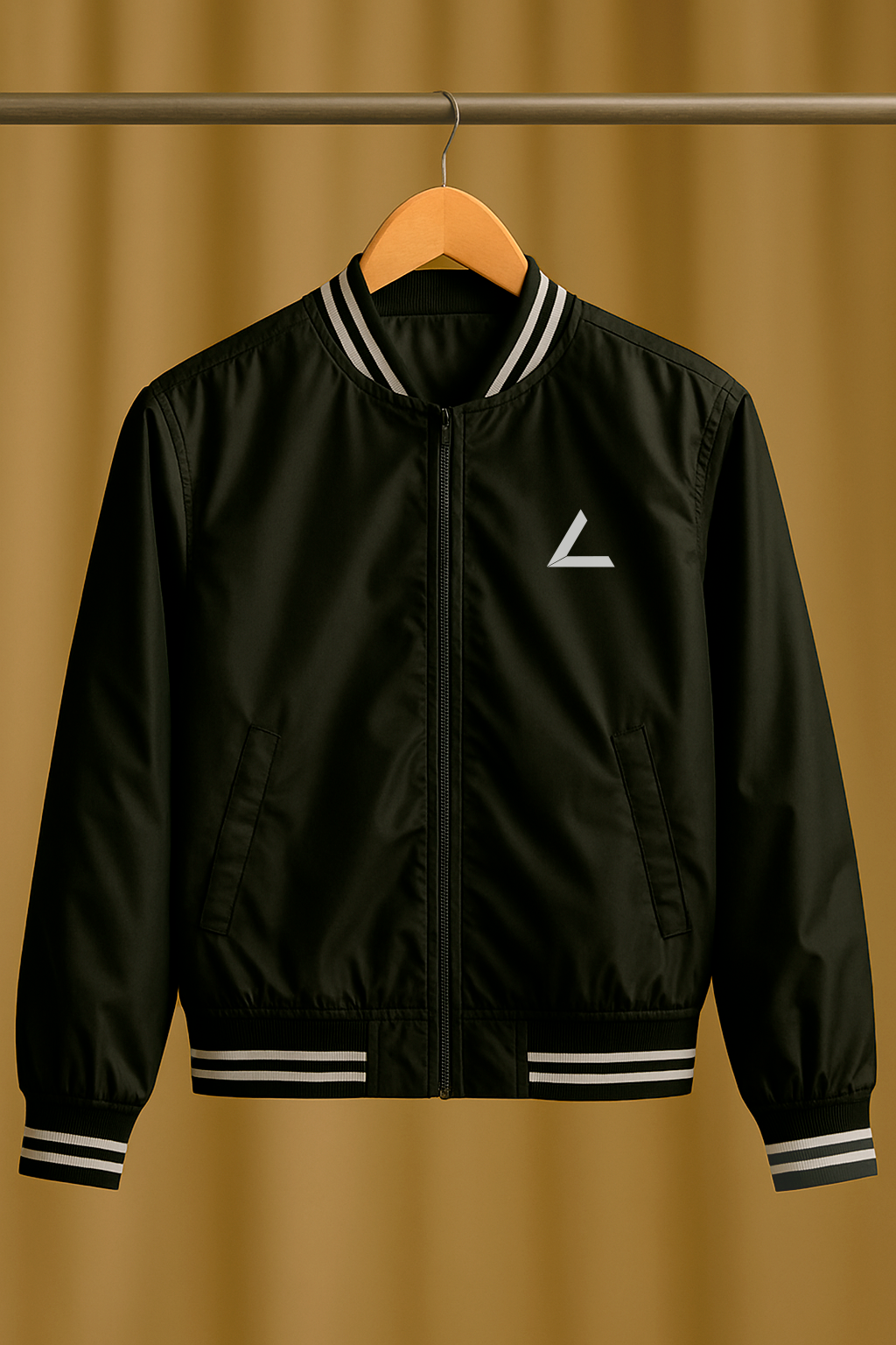 BOMBER VARSITY "BLACK"