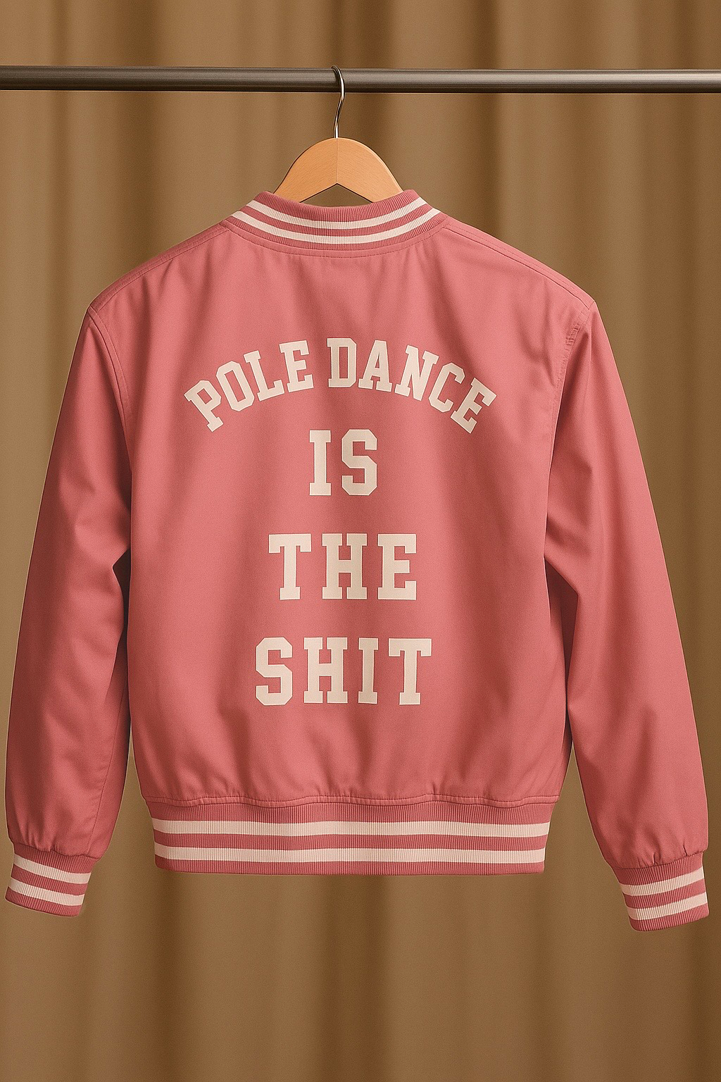 BOMBER VARSITY "ROSA VINTAGE"