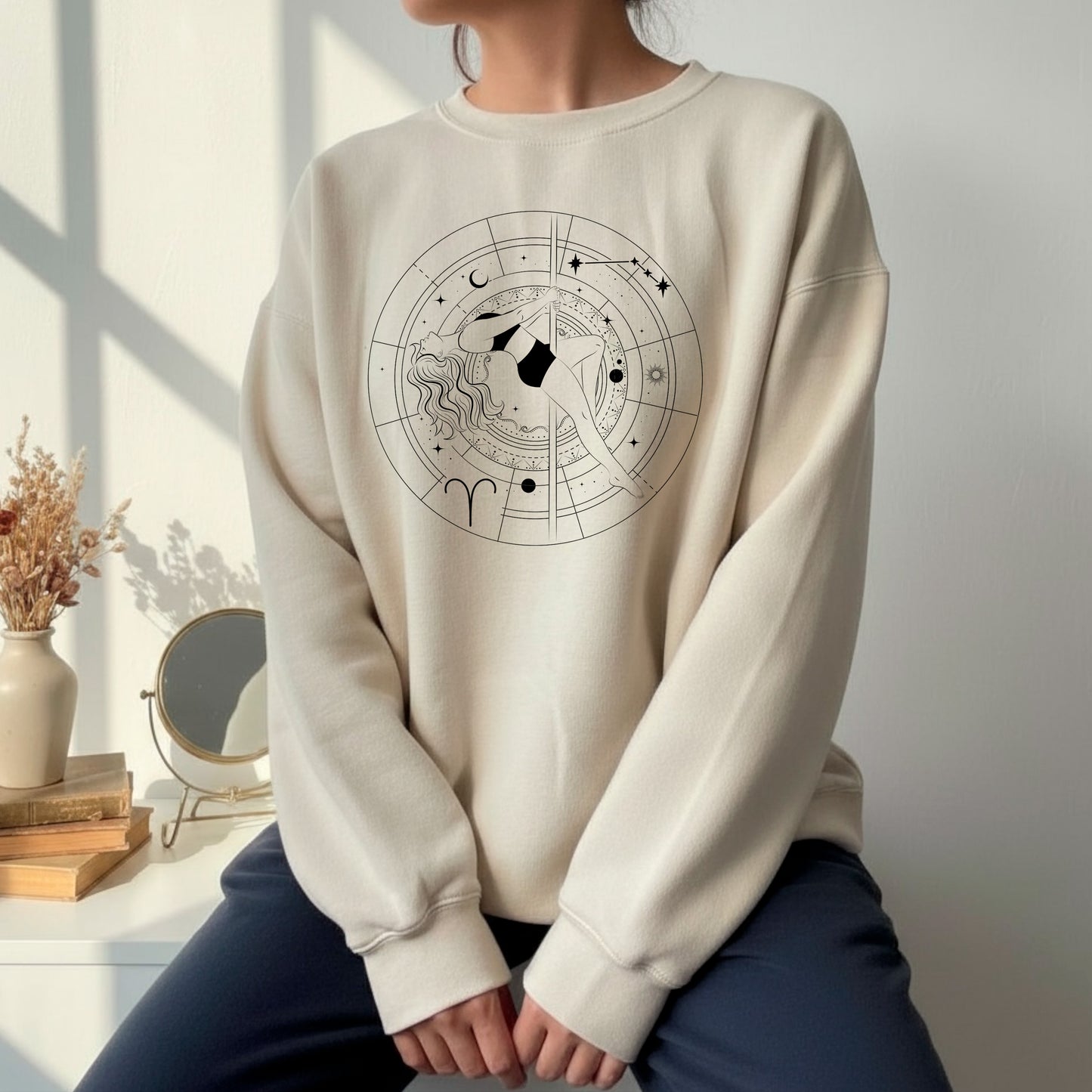 SUDADERA CUELLO REDONDO “ASTRAL BODIES”