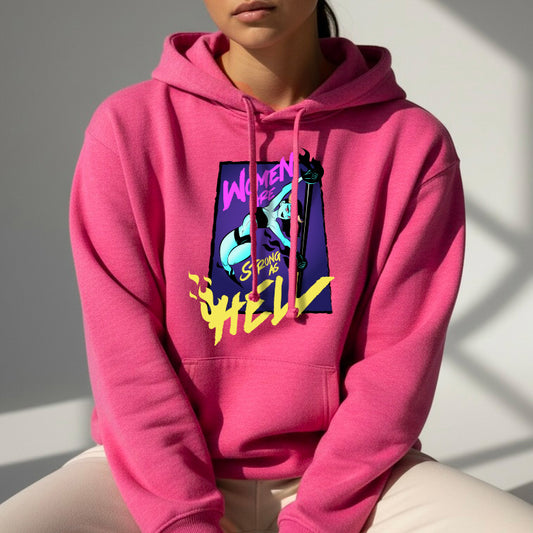 SUDADERA BOLSA Y GORRO ROSA “DANCE IN THE HELL”