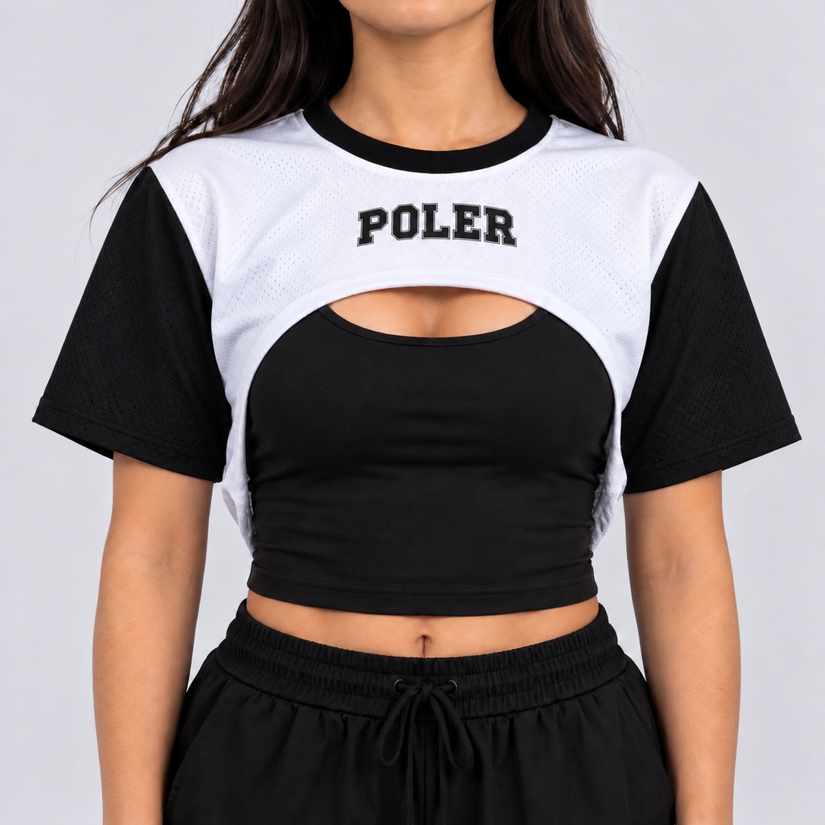 JERSEY CORTA "BLANCO Y NEGRO"