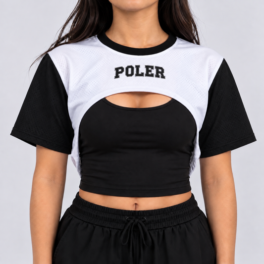 JERSEY CORTA "BLANCO Y NEGRO"