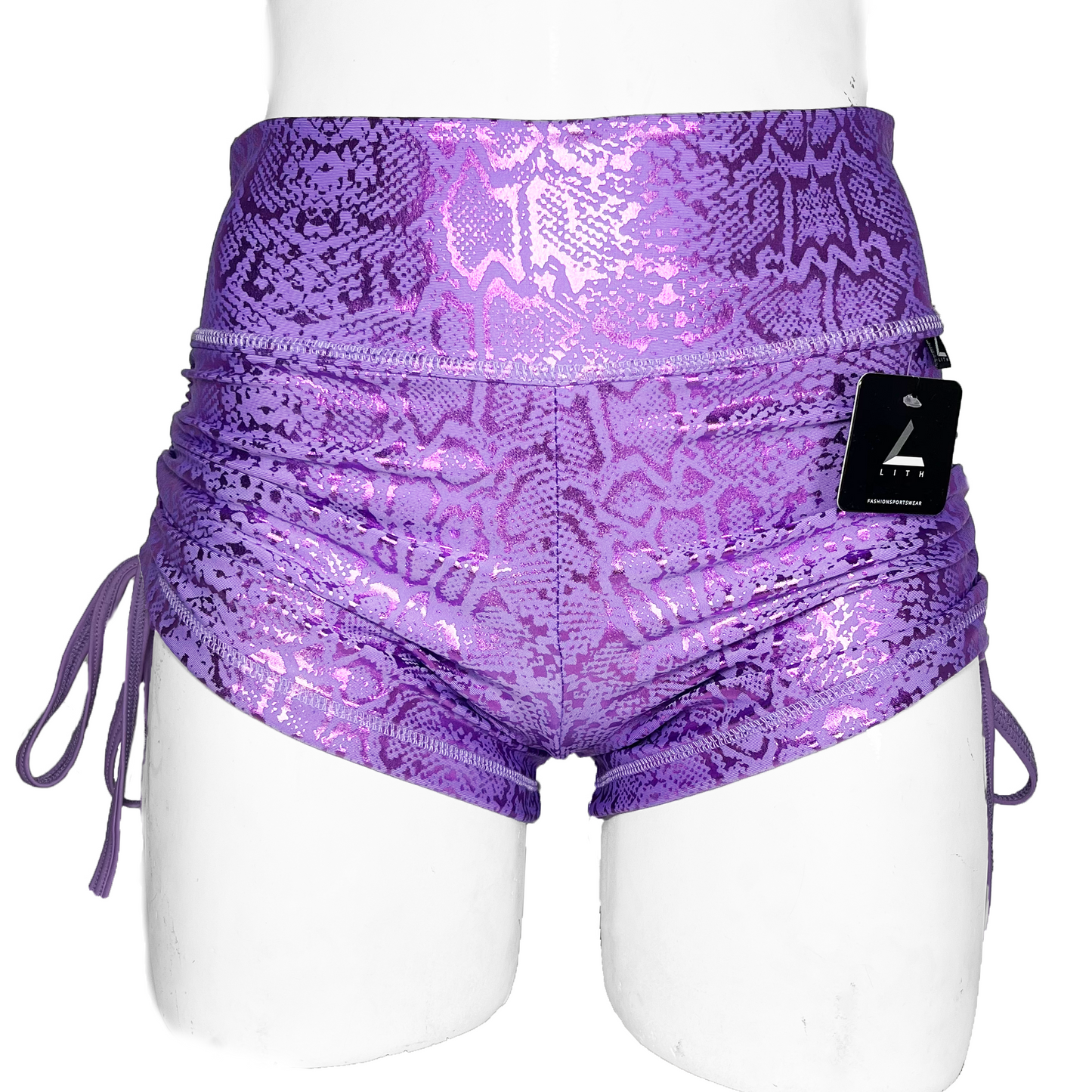 SHORT JARETA "LILA SNAKE"