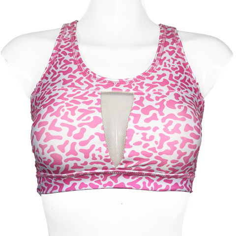 TOP MESH "ANIMAL PINK"