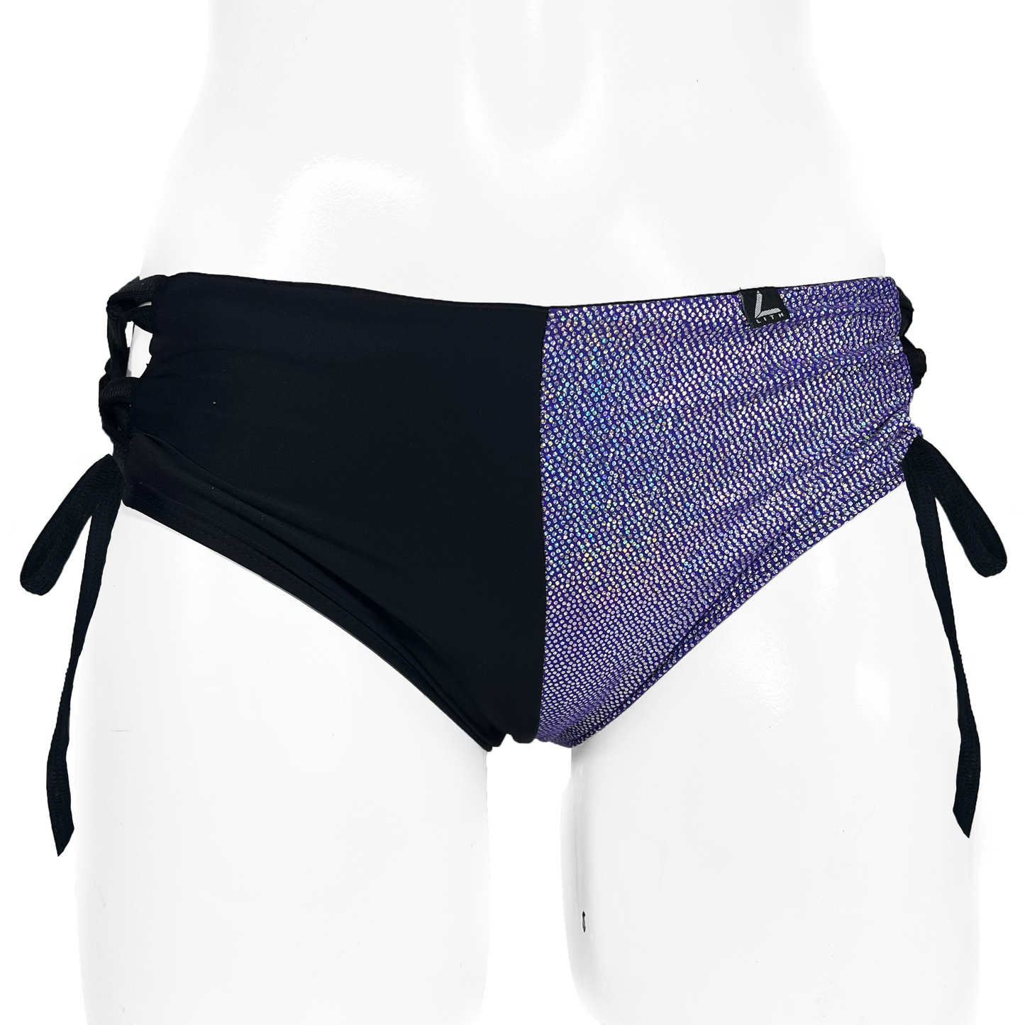 TWICED BOXER "VIOLET GLAM / BK"