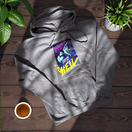 SUDADERA BOLSA Y GORRO JASPE  “DANCE IN THE HELL”