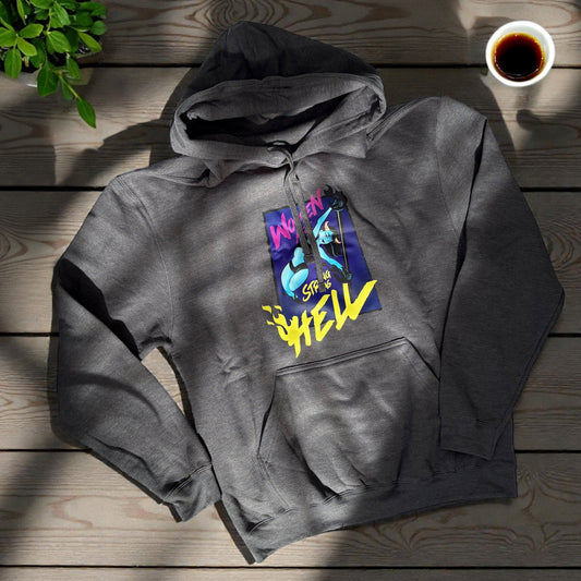 SUDADERA BOLSA Y GORRO OXFORD  “DANCE IN THE HELL”