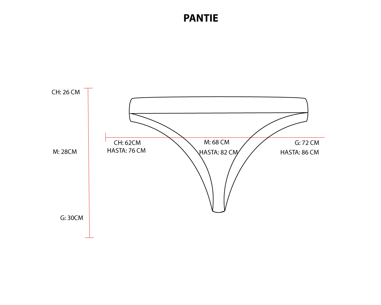 PANTIE "REDGLAM"