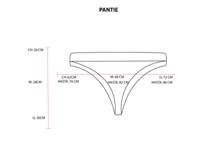 PANTIE "REDGLAM"