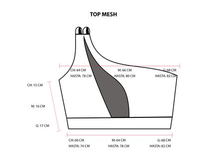 TOP "TRÉBOL MESH"