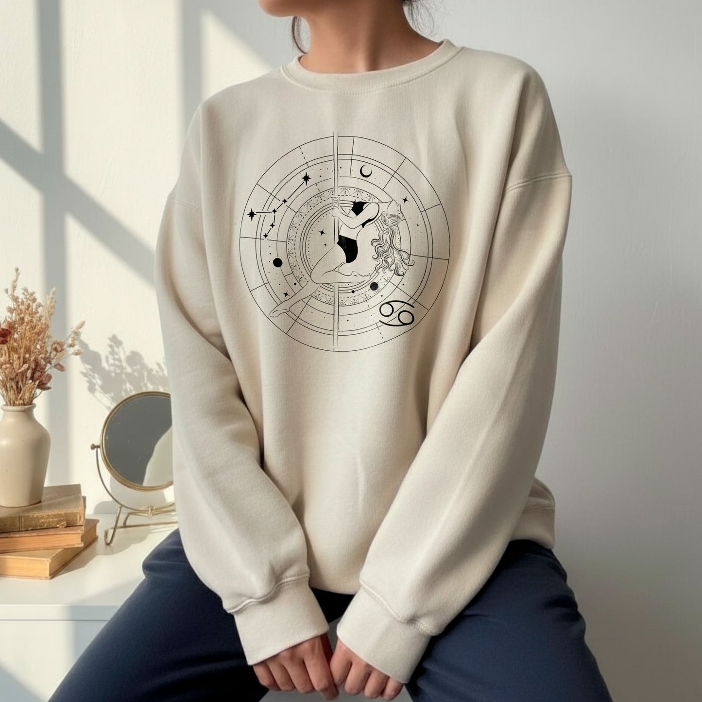 SUDADERA CUELLO REDONDO “ASTRAL BODIES”