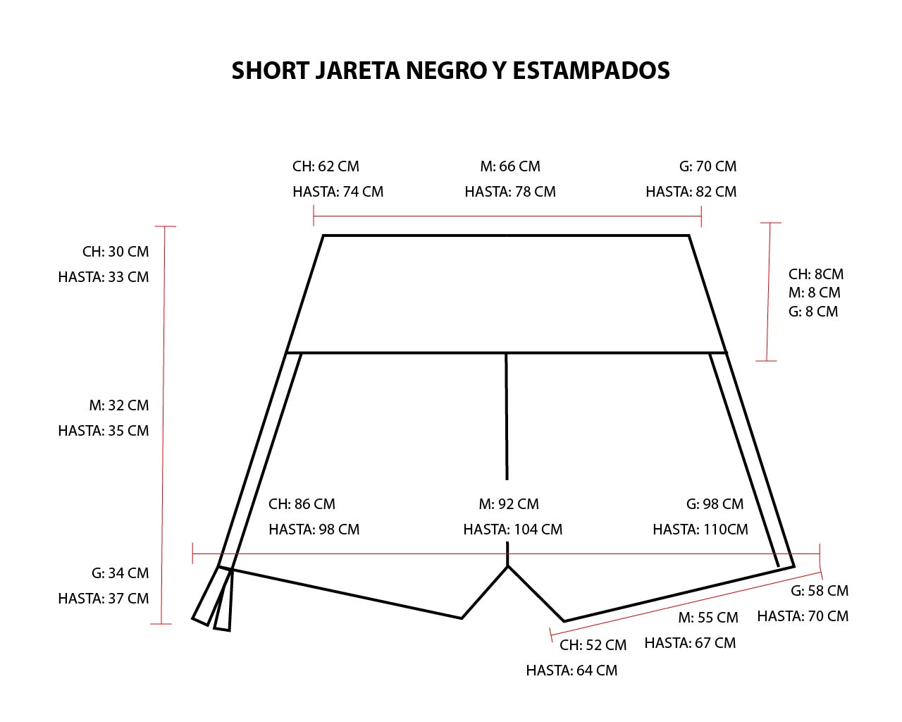 SHORT JARETA "BLACK SHINY" TIPO VINIL